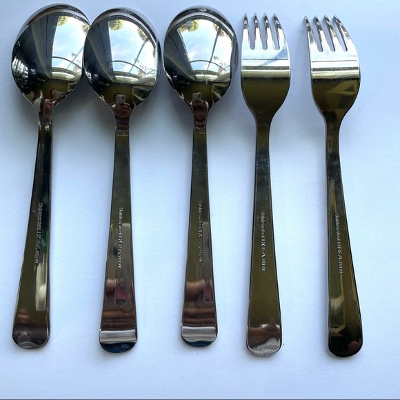 Oneida Dining Ikea Stainless Flatware Spoons Forks 224 22 Poshmark